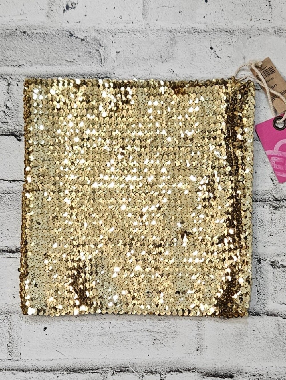Ardene Gold Sequin Bodycon Mini Skirt New With Tags Womens Large